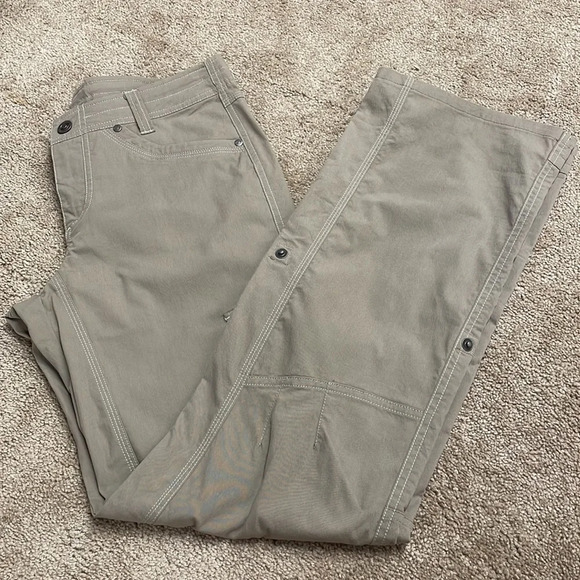 KUHL Splash Roll Up Hiking Pants Women 6 reg tan - Picture 4 of 15